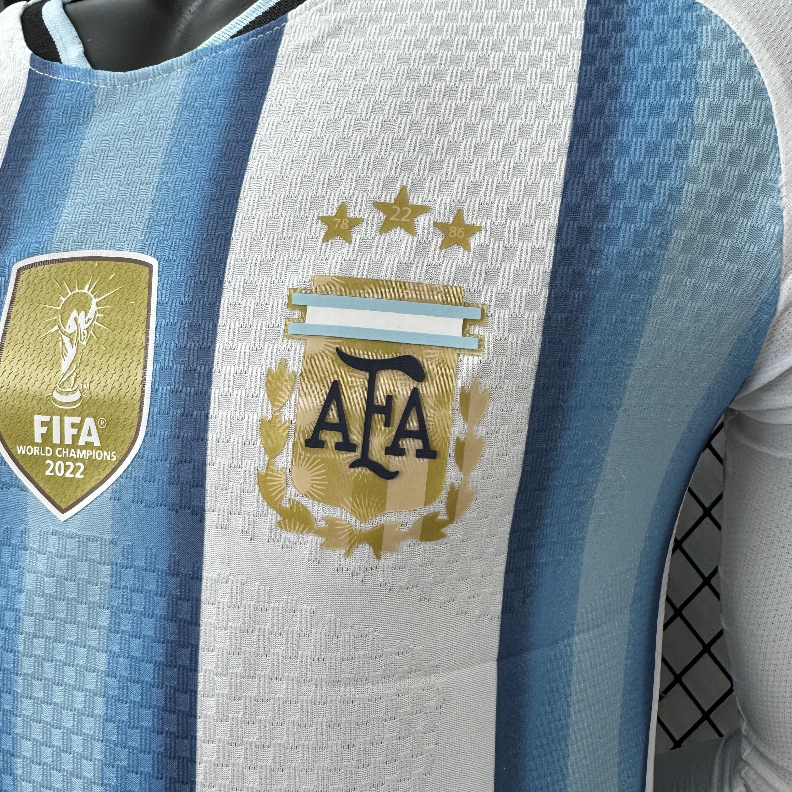 2026 Argentina home long sleeve player version size S-3XL