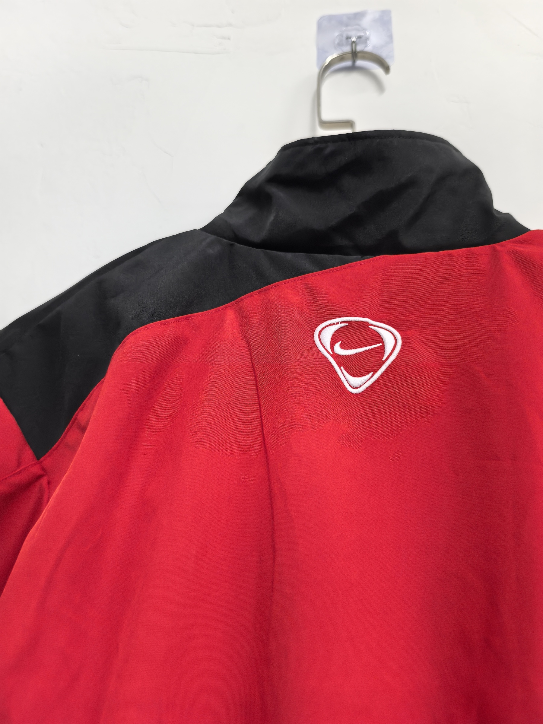 retro Windbreaker Manchester United M-U training Red Waterproof thickened version S-XXL