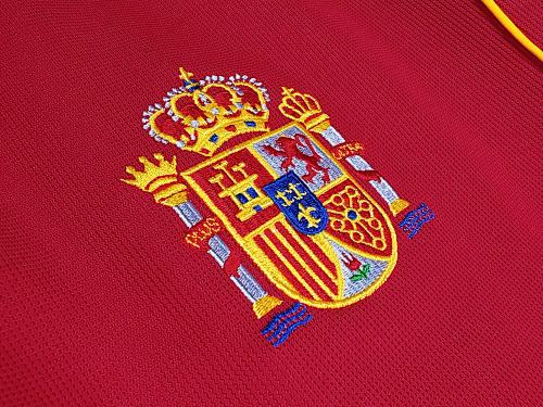  2000 Spain home retro version S-XXL