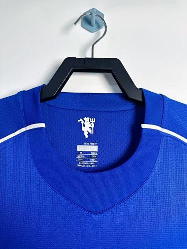 07/08 Manchester United M-U goalkeeper blue long sleeve Retro Version S-XXL
