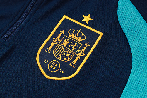 2026 Spain royal blue Polo training suit S-XXL