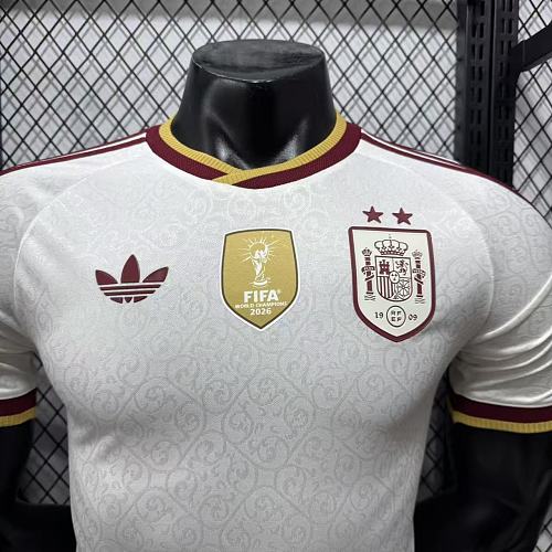 2026 Spain Away two star with champion patch player version S-4XL