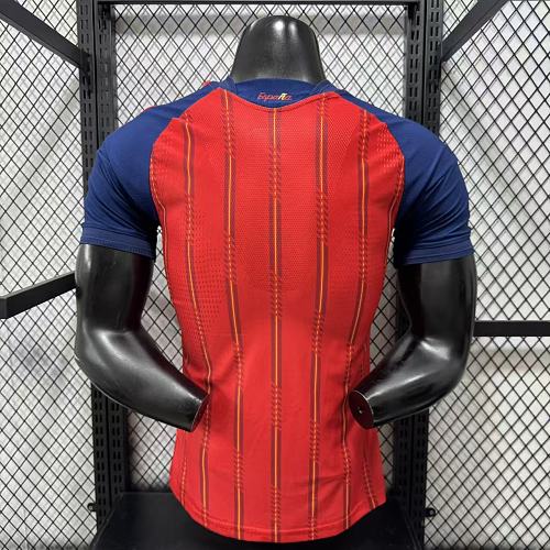 2026 Spain Home two star with champion patch player version S-4XL