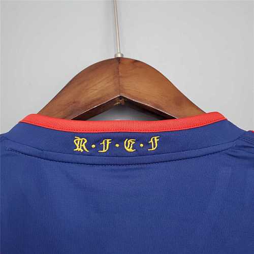 2010 Spain Away long sleeve Retro version S-XXL