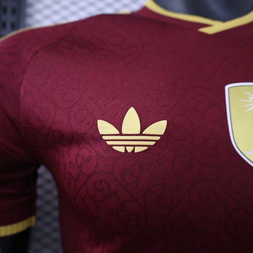2026 Spain red two star with champion patch player version S-3XL