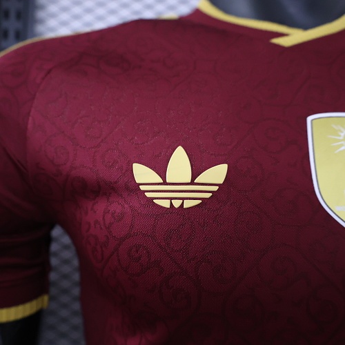 2026 Spain red two star with champion patch player version S-3XL