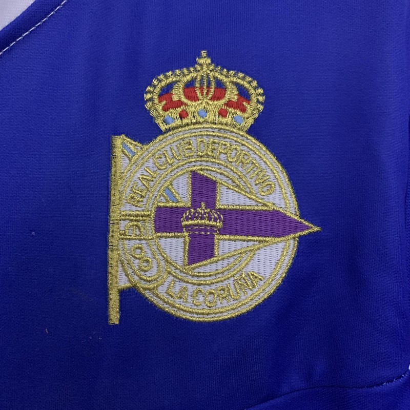 03/04 Deportivo La Coruna home retro version S-XXL