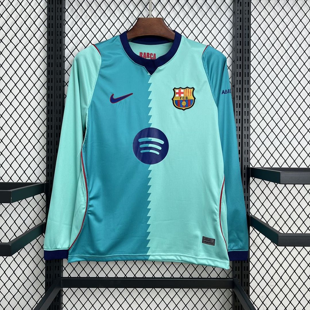 26/27 Barcelona third long sleeve fan version S-4XL