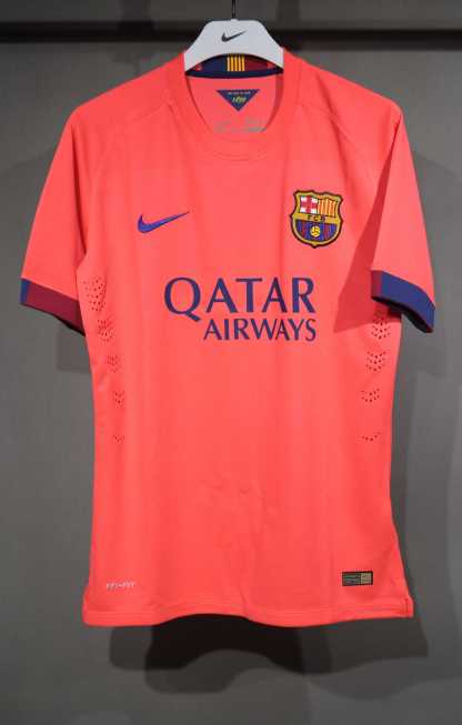 Retro 2014/15 Barcelona Away player version Size S-3XL