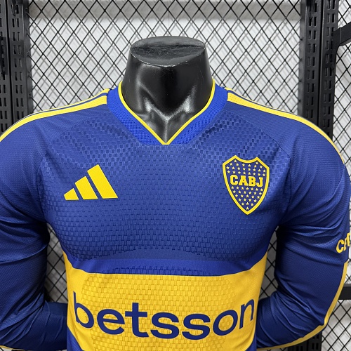 26/27 Boca Juniors home long sleeve player version S-4XL
