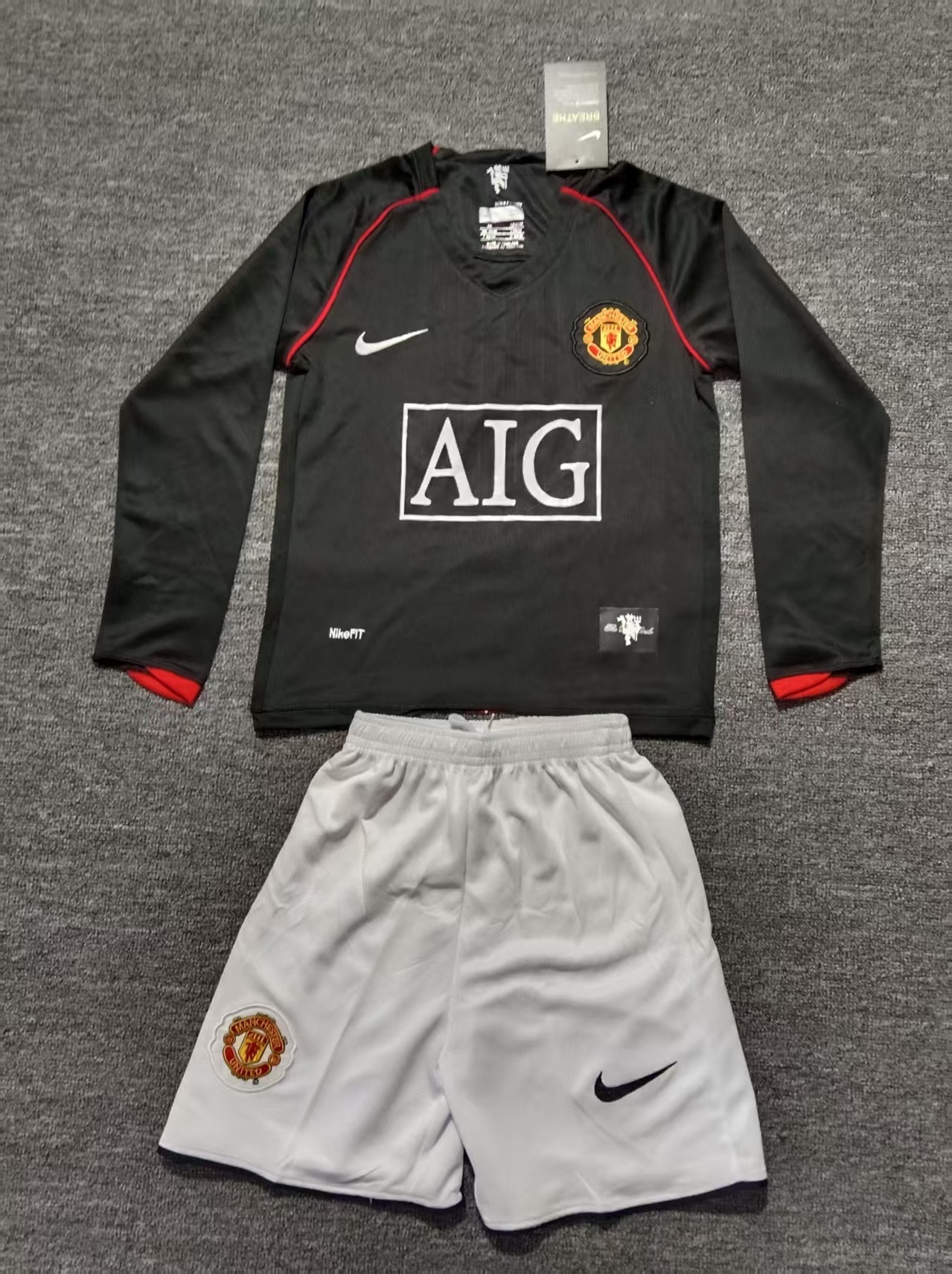 07/08 Manchester United away retro long sleeve kids version size 16-28