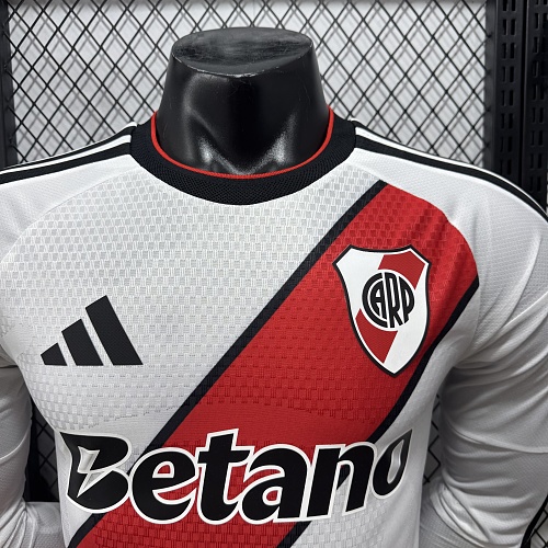 26/27 River Plate home long sleeve player version S-4XL