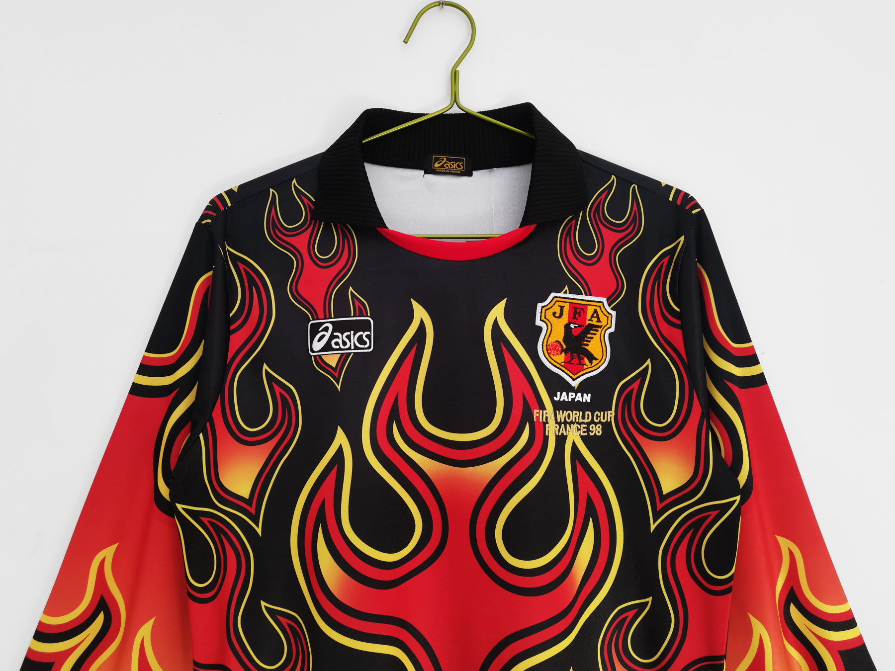 1998 Japan goalkeeper fire long sleeve retro version S-XXL