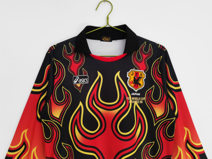 1998 Japan goalkeeper fire long sleeve retro version S-XXL