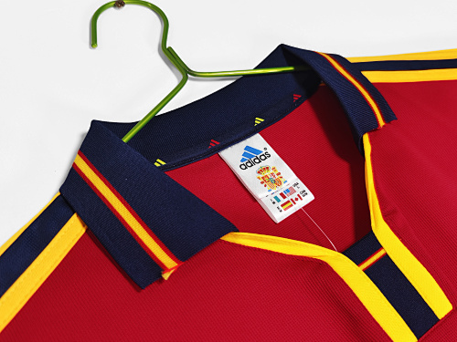  2000 Spain home retro version S-XXL