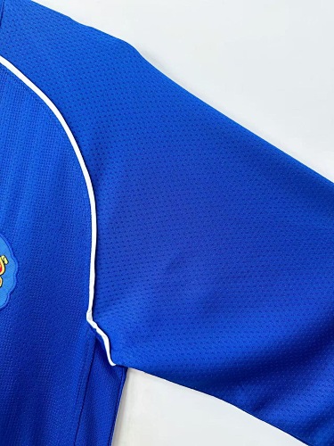 07/08 Manchester United M-U goalkeeper blue long sleeve Retro Version S-XXL