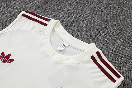 2026 Spain white vest training suit S-XXL