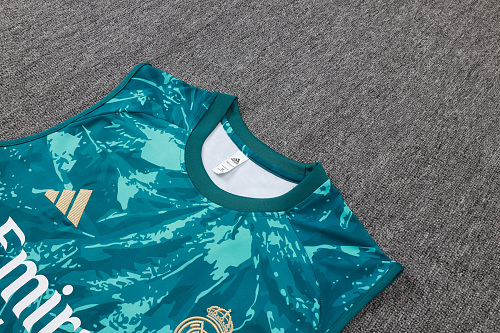 26/27 re@l Medrid green B vest training suit S-XXL