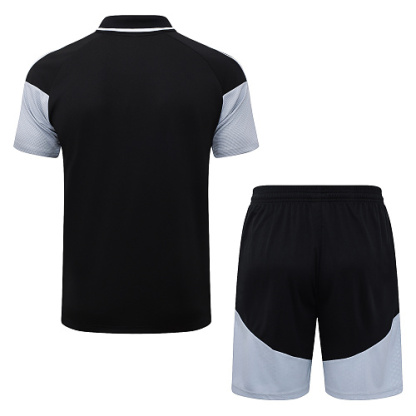 26/27 re@l Medrid black Polo training suit S-XXL