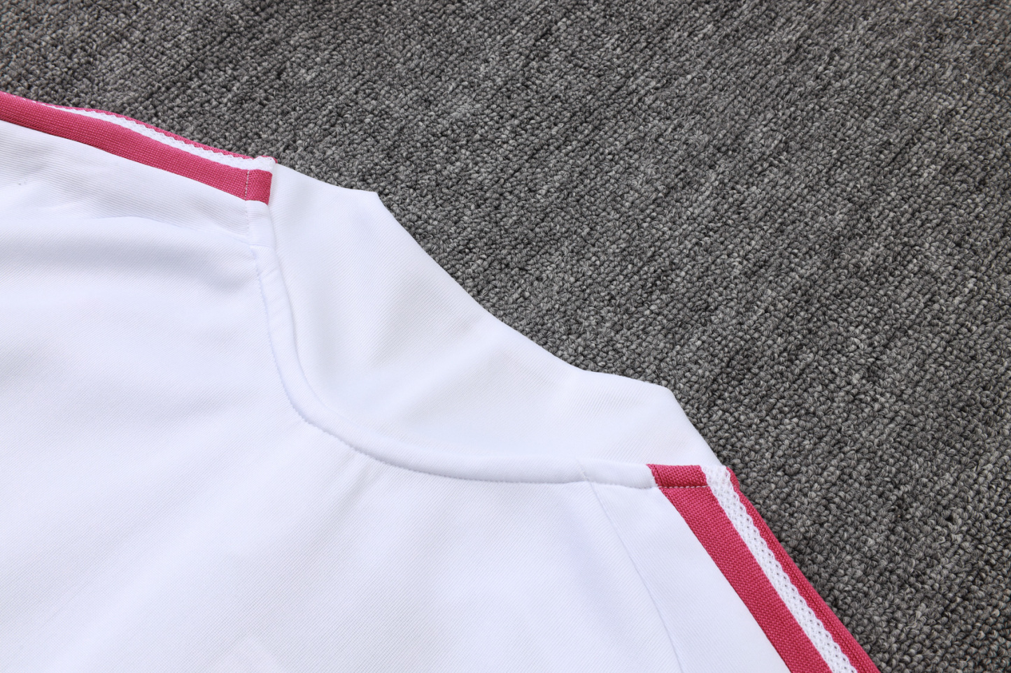 26/27 re@l Medrid white/dark green(rose pink color scheme） Full-Zip Jacket Suit