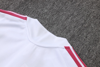 26/27 re@l Medrid white/dark green(rose pink color scheme） Full-Zip Jacket Suit