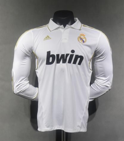 Retro 11/12 re@l Medrid Home long sleeve player version Size S-XXL