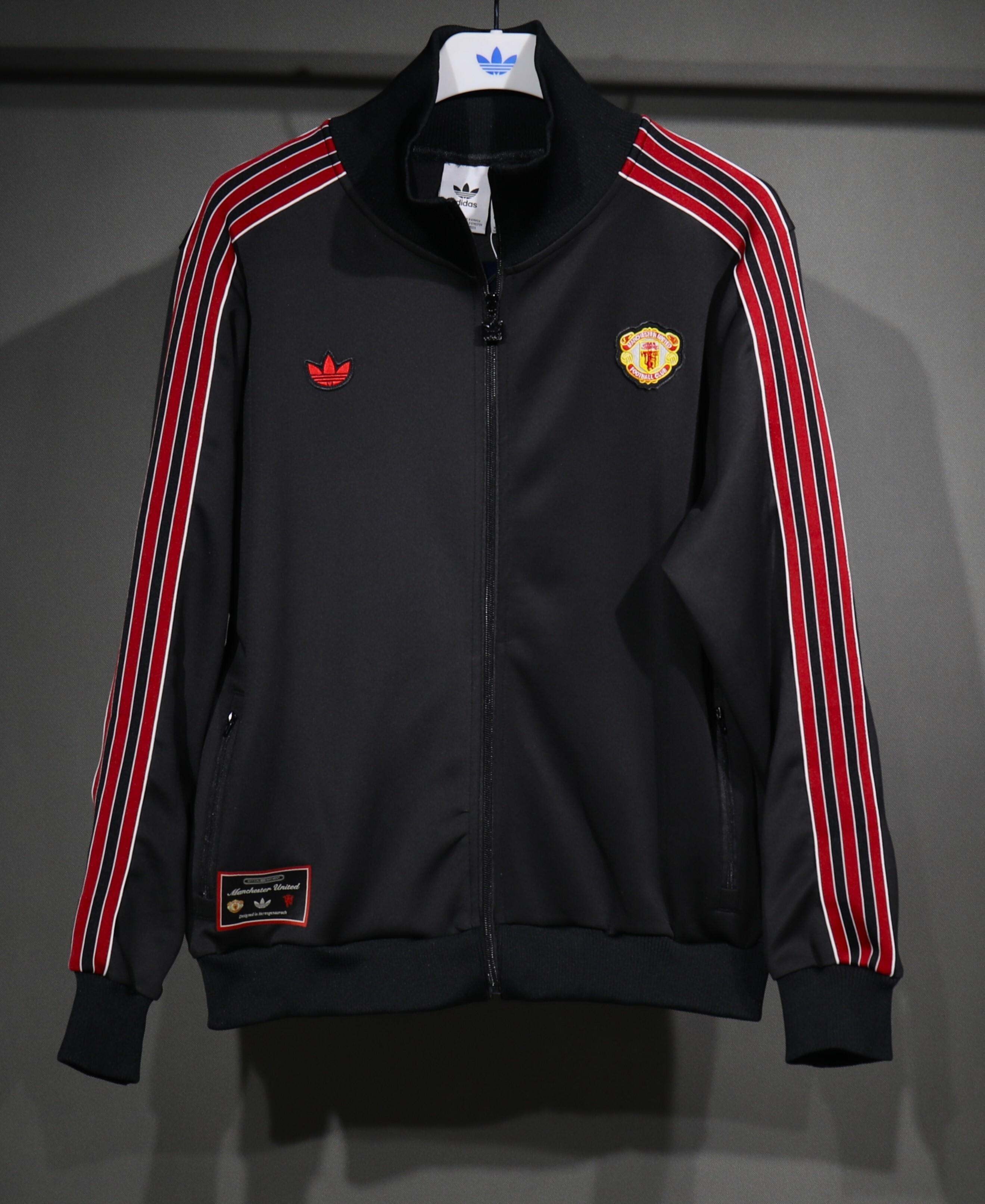 25/26 Manchester United M-U black Full-Zip Jacket Suit