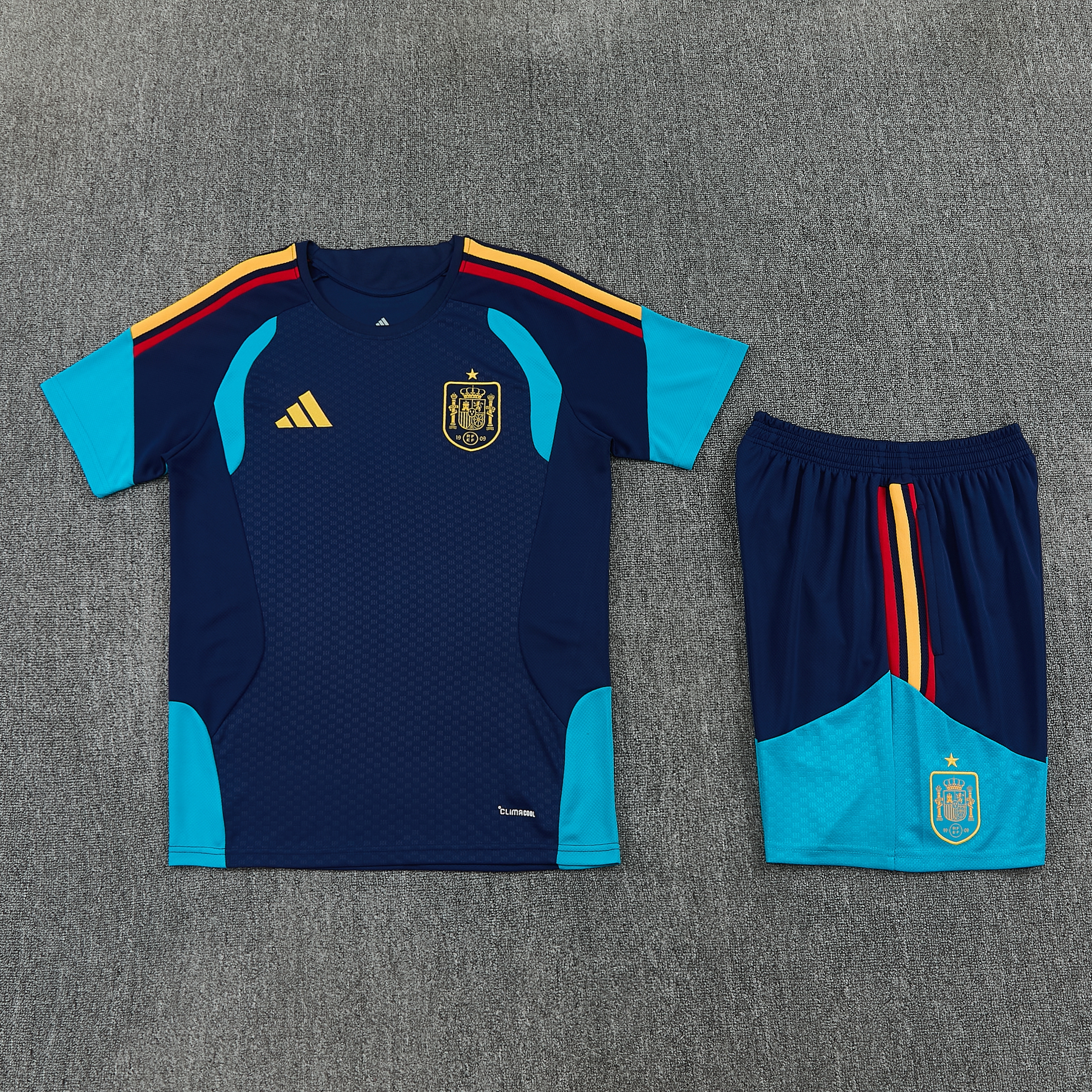 2026 Spain royal blue training suit S-XXL