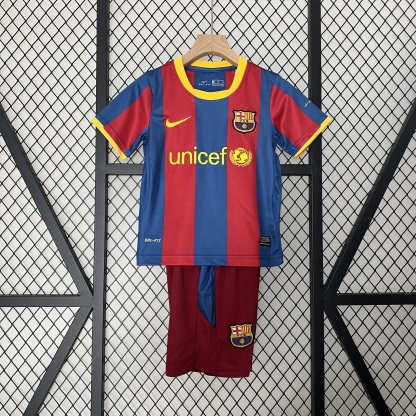 Retro Kids 10/11 Barcelona home size:16-28