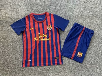 Retro Kids 11/12 Barcelona home size:16-28