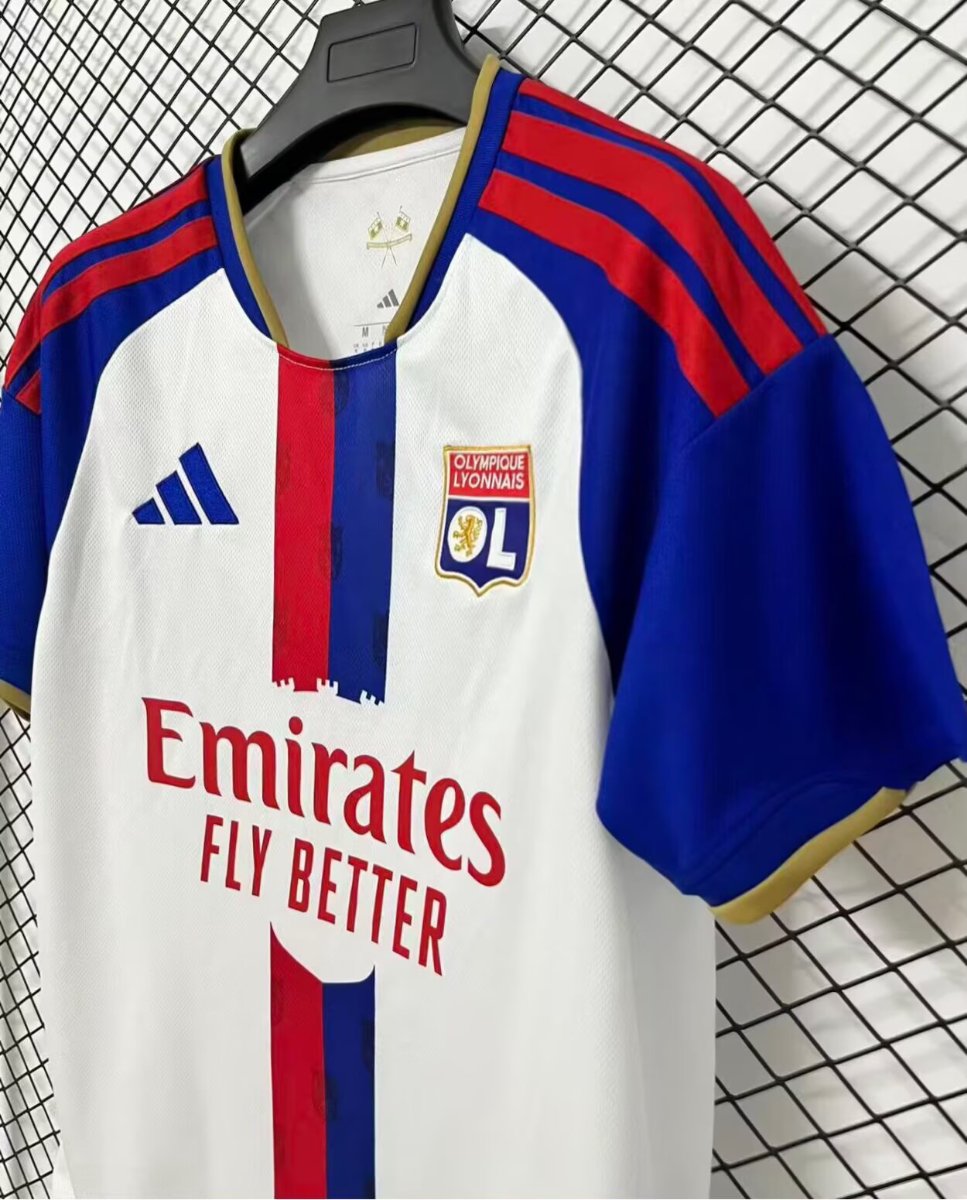 26/27 Lyon home fan version Size S-4XL