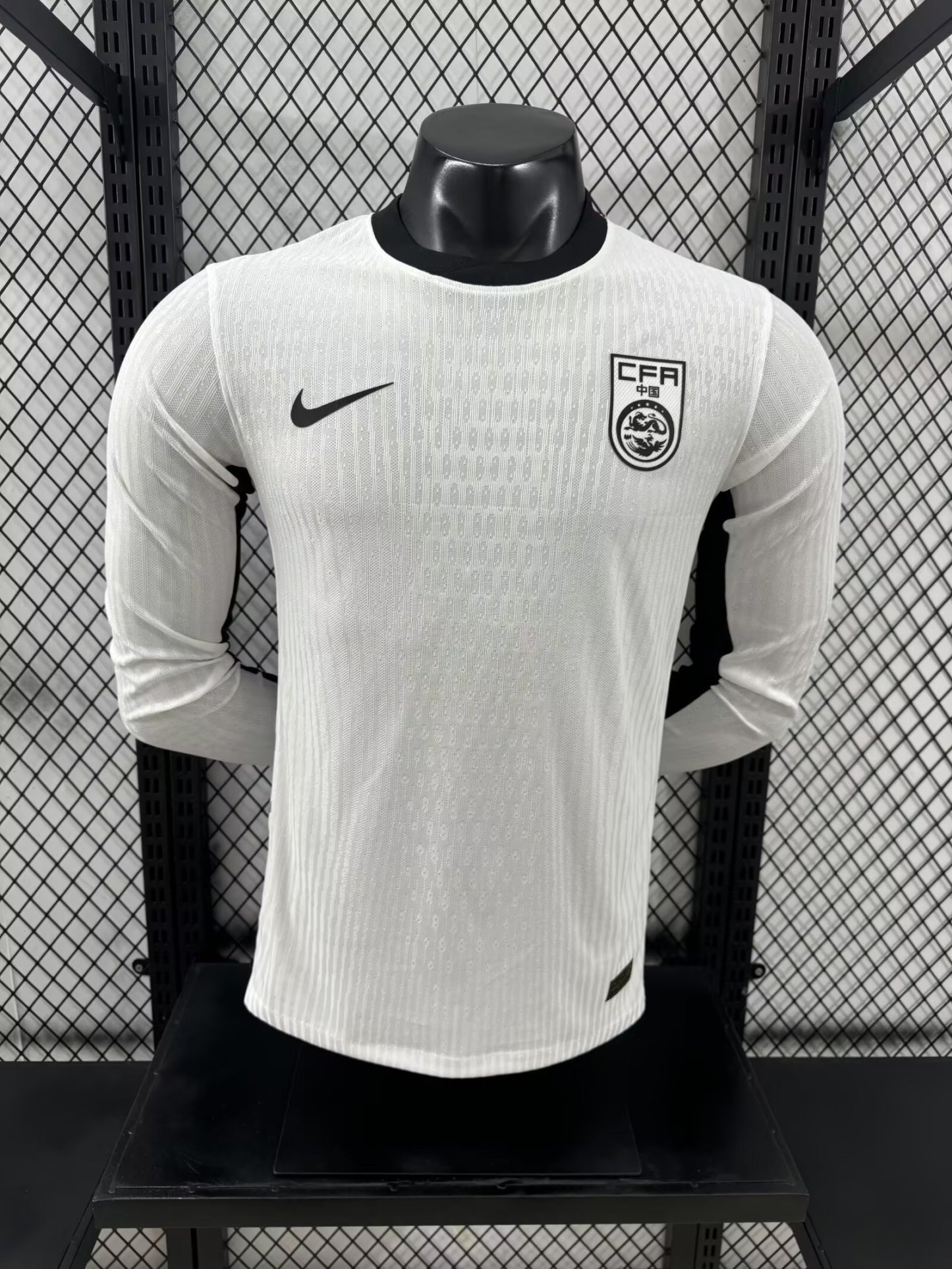 2024 China away long sleeve player version size S-4XL