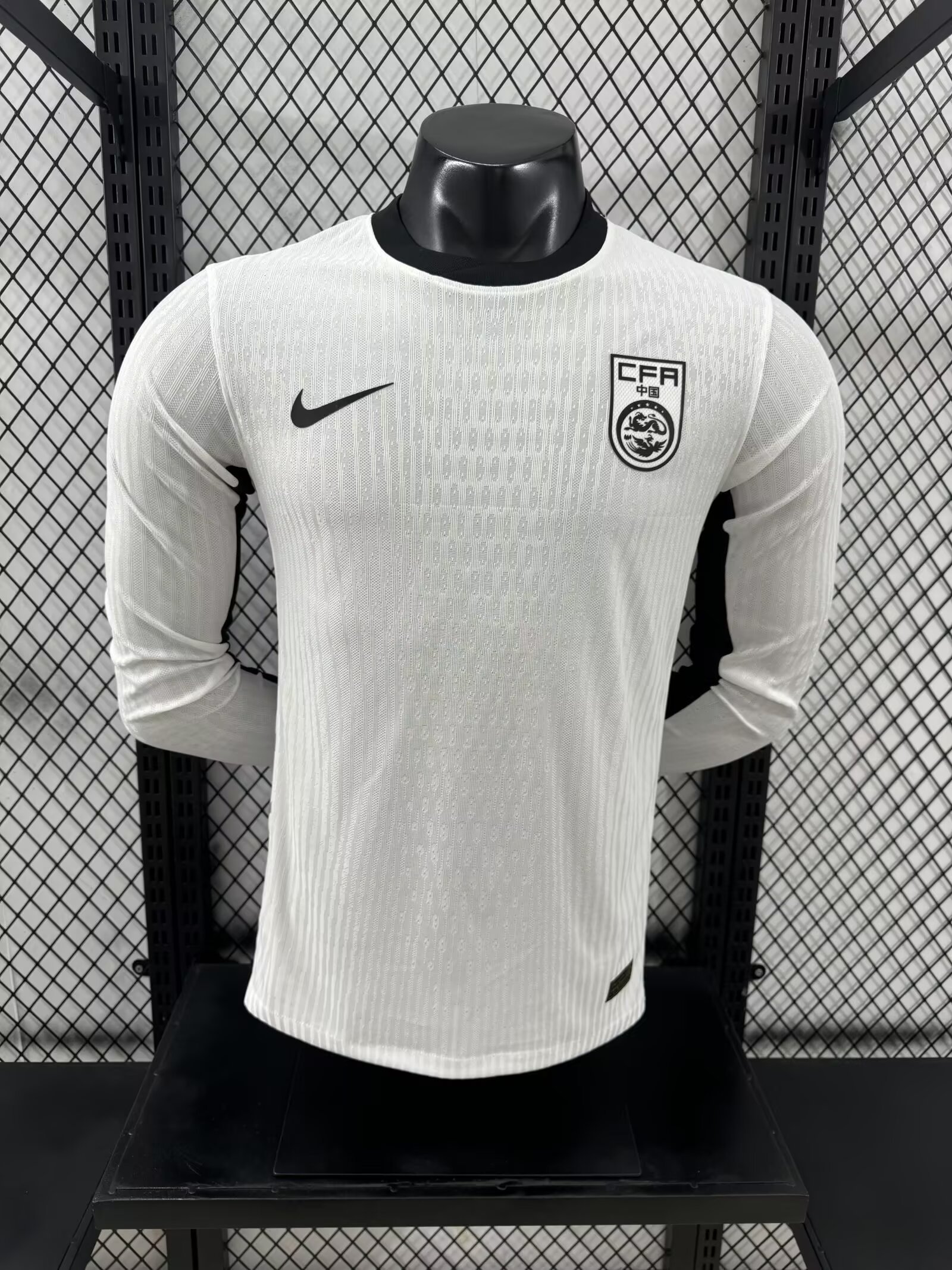 2024 China away long sleeve player version size S-4XL