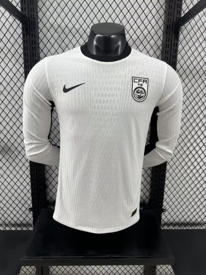 2024 China away long sleeve player version size S-4XL