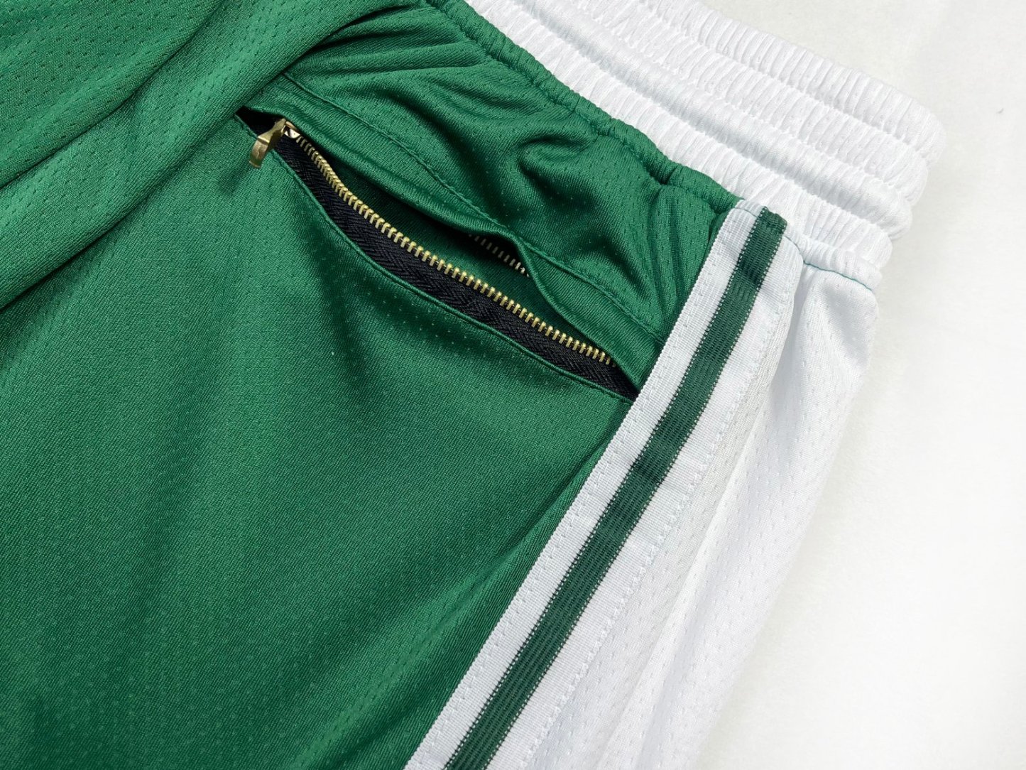 Celtics embroidered basketball shorts