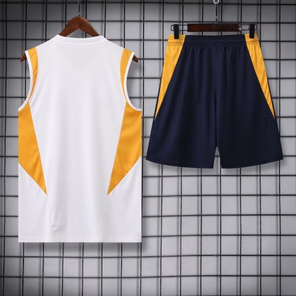 23-24 Real Madrid White Training Vest Size S-XXL