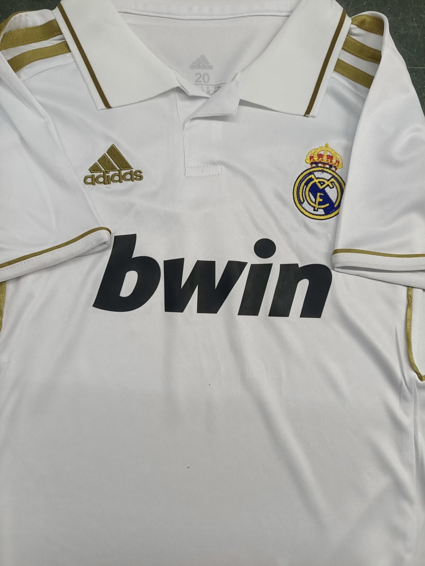 Retro Kids 11-12 Real Madrid Home Jersey