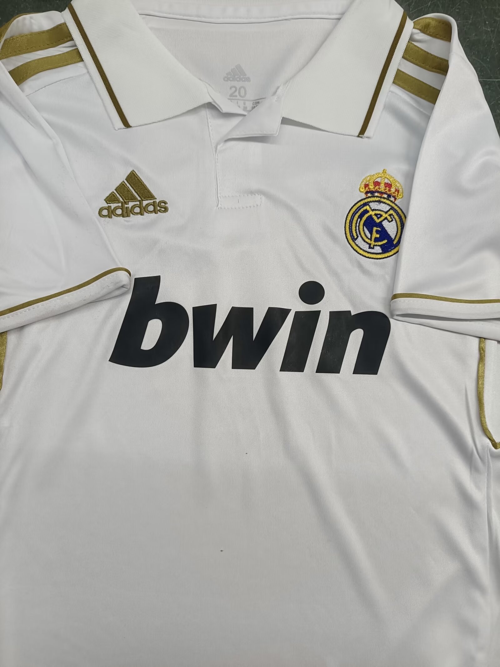 Retro Kids 11-12 Real Madrid Home Jersey