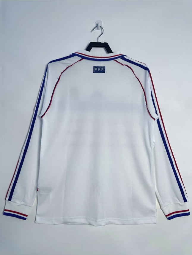 1998 France away long sleeve final retro version S-XXL
