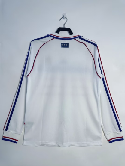 1998 France away long sleeve final retro version S-XXL