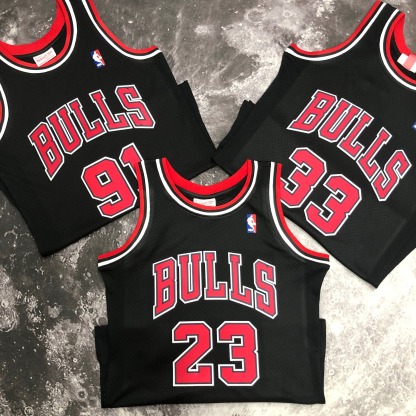 1998 retro Chicago Bulls Hot pressing S-XXL