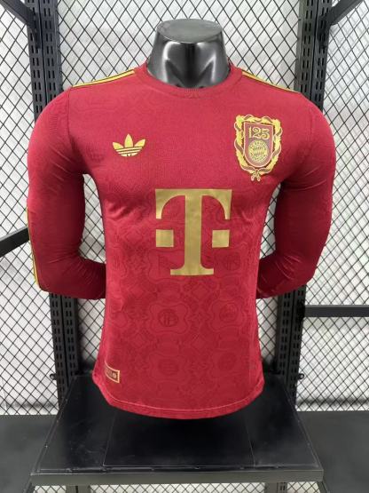 25/26 Bayern 125th anniversary long sleeve player version S-XXL