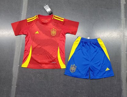 24/25 Spain home kids version Size 16-28
