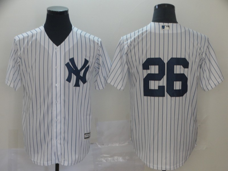 2025 MLB New York Yankees white S-3XL