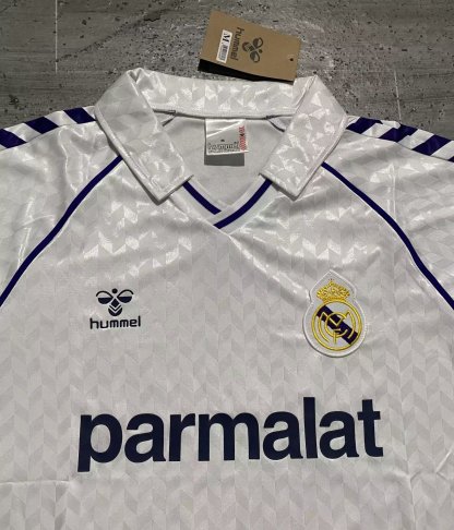 Retro 86-88 Real Madrid Home size S-XXL