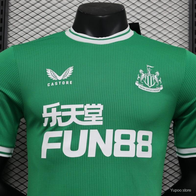 Player Version 23/24 Newcastle United Away Green Jersey