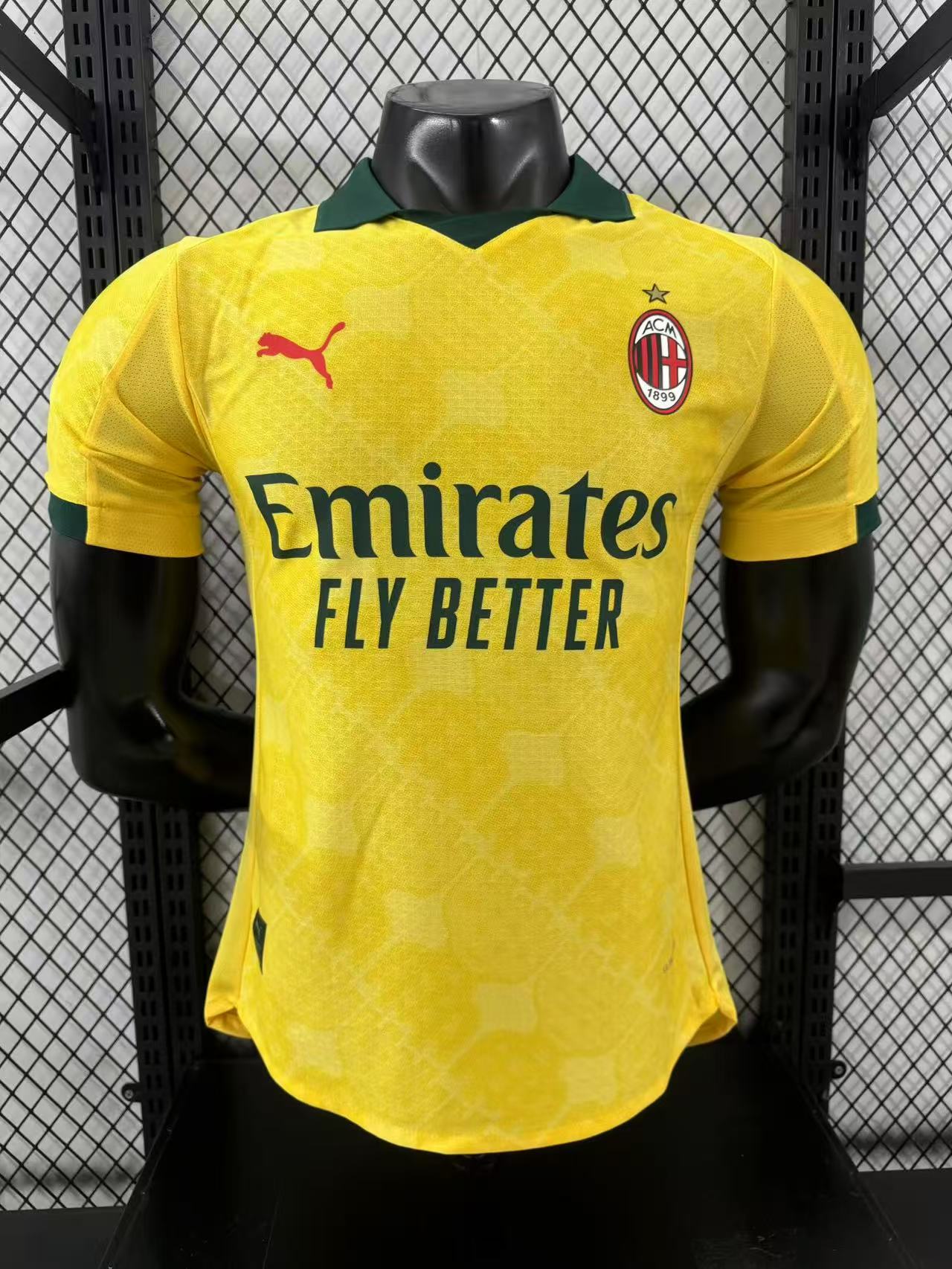 25/26 AC Milan yellow player version S-XXL