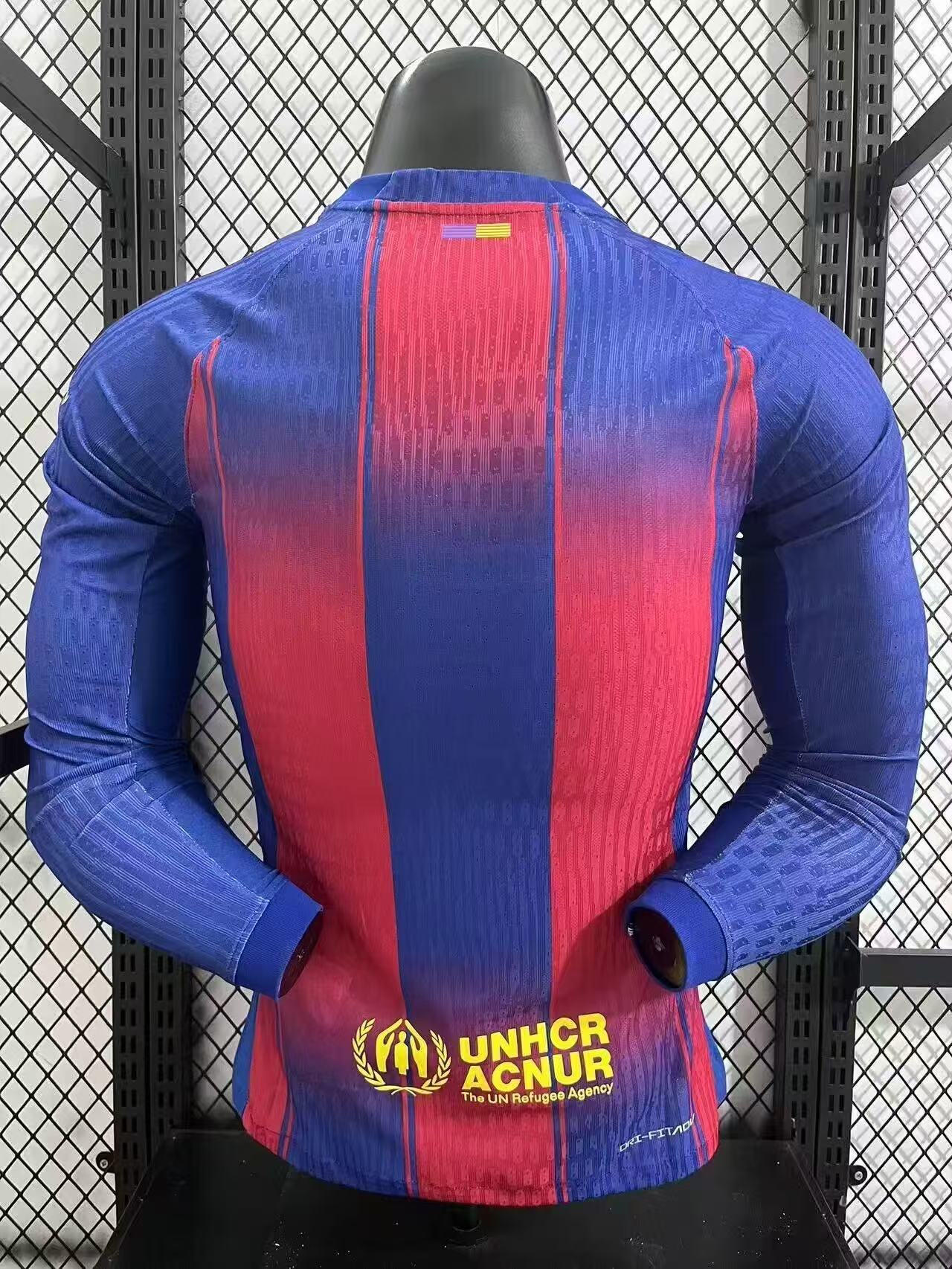 25/26 Barcelona home long sleeve player version S-XXL