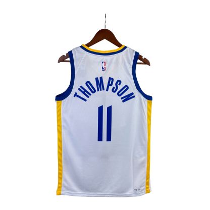 23 Season Warriors V-neck White No.11 Thompson