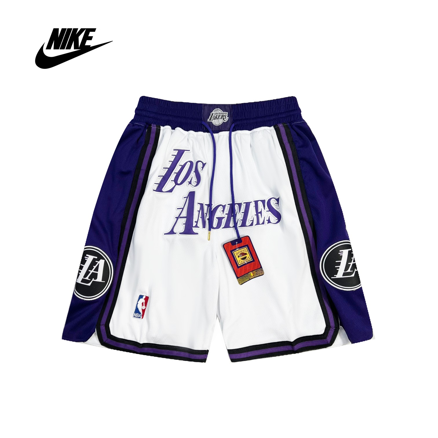 Lakers embroidered basketball shorts